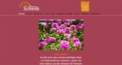 Desktop Screenshot of gaertnerei-scherdi.de